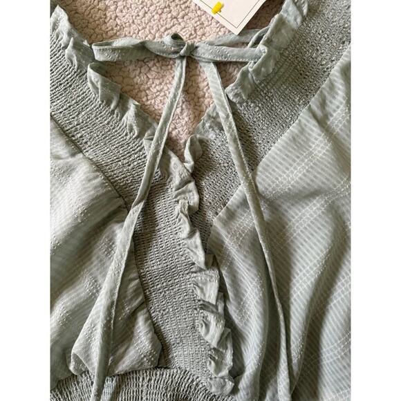 New Blue Pepper ruffled lite green pastel blouse. - Picture 8 of 8